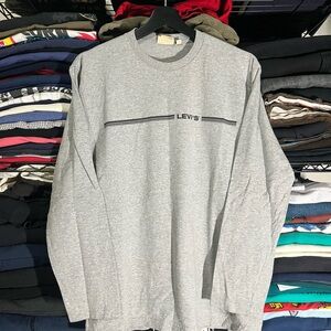 Levi's Heather Gray Long Sleeve Tee